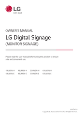 LG 49UM5N-E.AUS Owner's Manual