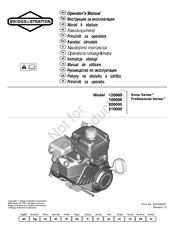 Briggs & Stratton Professional Series Operator's Manual