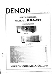 Denon PRA-S1 Service Manual