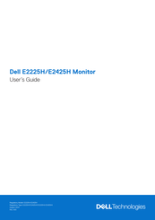 Dell E2225H User Manual