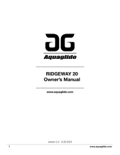 Aquaglide RIDGEWAY 20 Owner's Manual