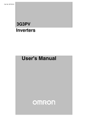 Omron 3G3PV-A4220-E User Manual