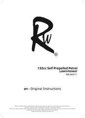 RW RWLMSP17 Original Instructions Manual