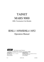 Tainet IDSL1 1050 Operation Manual