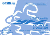 Yamaha YFZ 2024 Owner's Manual