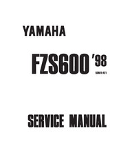 Yamaha fzs 600 1998 Service Manual