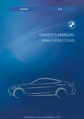 BMW 4 2025 Series Owner's Manual