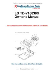 LG TD-V10030G Service Manual