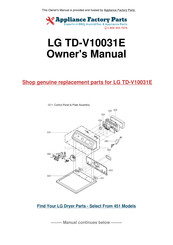 LG TD-V10031E Service Manual