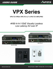 Aurora VPX-TC1-PRO User Manual