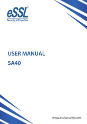 eSSL SA40 User Manual
