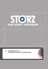 Storz 26008BA Instructions For Use Manual