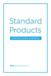 Starkey Hearing Technologies BTE 312 Operation Manual