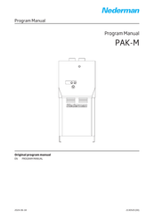 Nederman PAK-M Program Manual