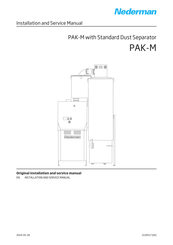 Nederman PAK-M Installation And Service Manual