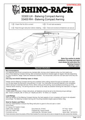 Rhino-Rack 33400 RH Manual