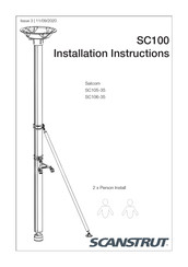 Scanstrut Satcom SC105-35 Installation Instructions Manual