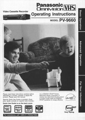 Panasonic PV-9660 Operating Instructions Manual