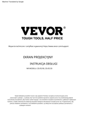 VEVOR ZG-PJ120 User Manual