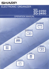 Sharp ZQ-2450 Operation Manual