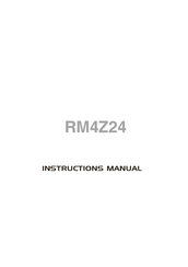 Adayo RM4Z24 Instruction Manual