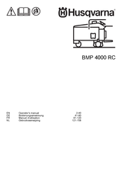Husqvarna BMP 4000 RC Operator's Manual