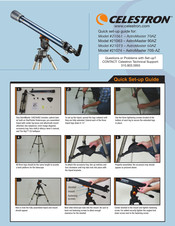 Celestron 21073 Quick Setup Manual