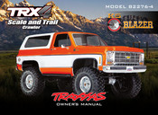 Traxxas K5 BLAZER TRX4 Scale and Trail Crawler Owner's Manual