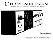 Harman Kardon Citation Eleven Manual