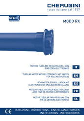 CHERUBINI MODO RX Instructions Manual