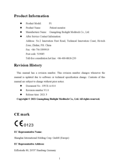 Biolight Meditech P1 Manual