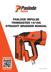 Paslode B20711 Manual