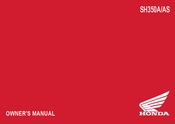Honda SH350AS 2022 Owner's Manual