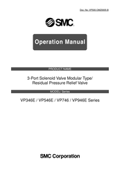 SMC Networks VP546E Operation Manual