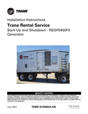Trane RSGP0450F3 Installation Instructions Manual