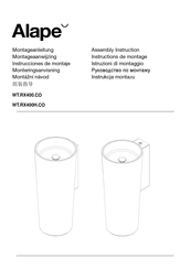 Alape WT.RX400.CO Assembly Instruction Manual