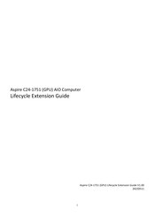 Acer Aspire C24-1751 Lifecycle Extension Manual