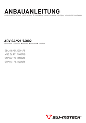 SW-Motech STP.06.176.11100/B Mounting Instructions