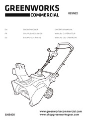 GreenWorks Commercial 82SN22 Operator's Manual