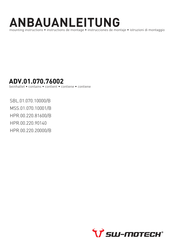 SW-Motech ADV.01.070.76002 Mounting Instructions