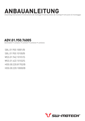 SW-Motech MSS.01.622.10102/S Mounting Instructions