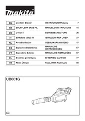 Makita UB001GT101 Instruction Manual