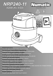 Numatic NRP 240-11 Original Instructions Manual