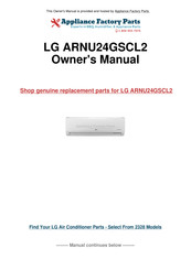 LG ARNU24GSCL2 Owner's Manual