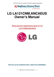 LG LA121CNM.ANCAEUS Installation Manual