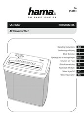Hama PREMIUM X6 Operating Instructions Manual