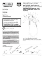 Delta Broderick T5784-SS-PR-LHP-WL-H583SS-PR Manual