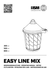 HSM EASY LINE MIX Operating Manual