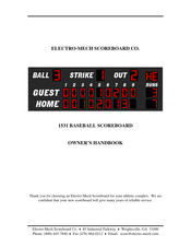 Electro-mech 1531 Owner's Handbook Manual