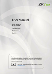 ZKTeco ZK-IWBE User Manual